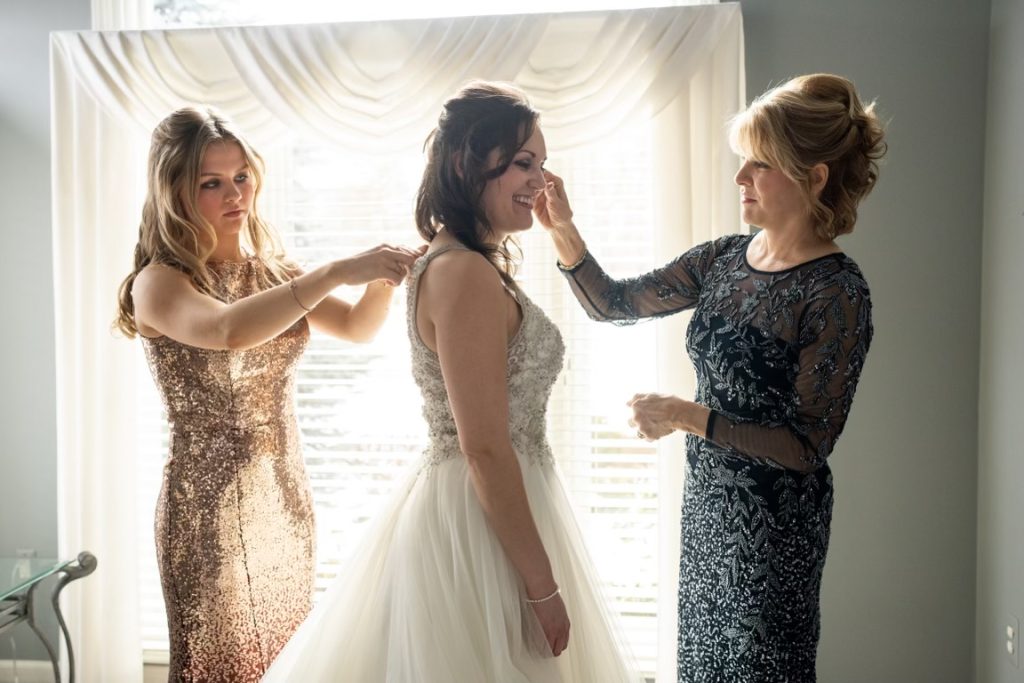 Jenny prepares for her wedding in Ann Arbor.